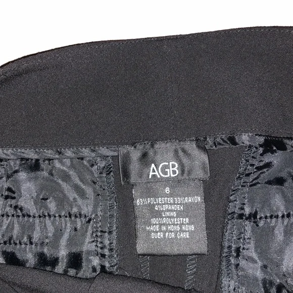 AGB Black Trouser Pants - Picture 5 of 5